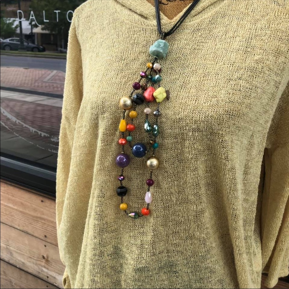 Necklace and earrings